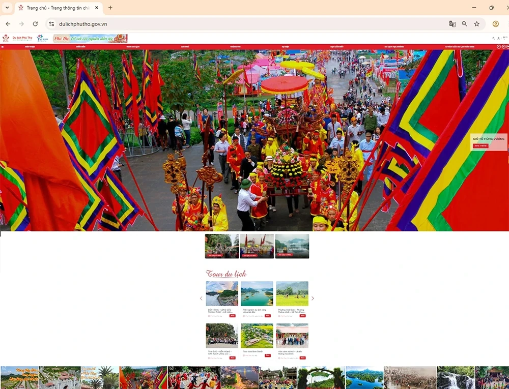 Ph&uacute; Thọ đ&oacute;n 14,5 triệu lượt du kh&aacute;ch trong năm 2025