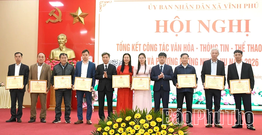 X&atilde; Vĩnh Ph&uacute; ph&aacute;t huy hiệu quả c&ocirc;ng t&aacute;c văn h&oacute;a, th&ocirc;ng tin, thể thao