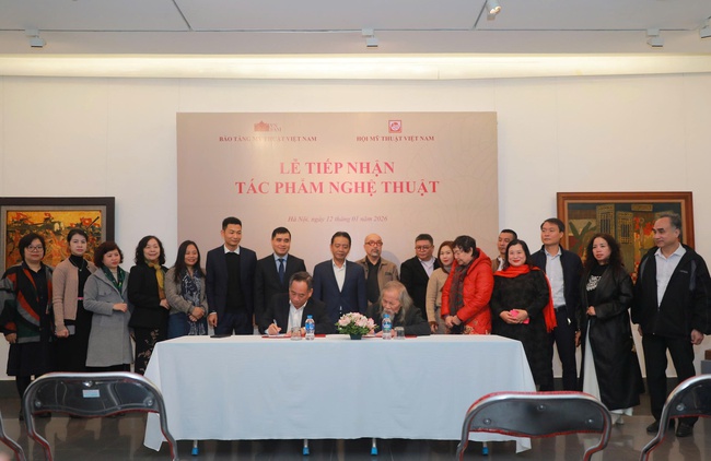 Bảo t&agrave;ng Mỹ thuật Việt Nam tiếp nhận gần 1.000 t&aacute;c phẩm mỹ thuật  - Ảnh 2.