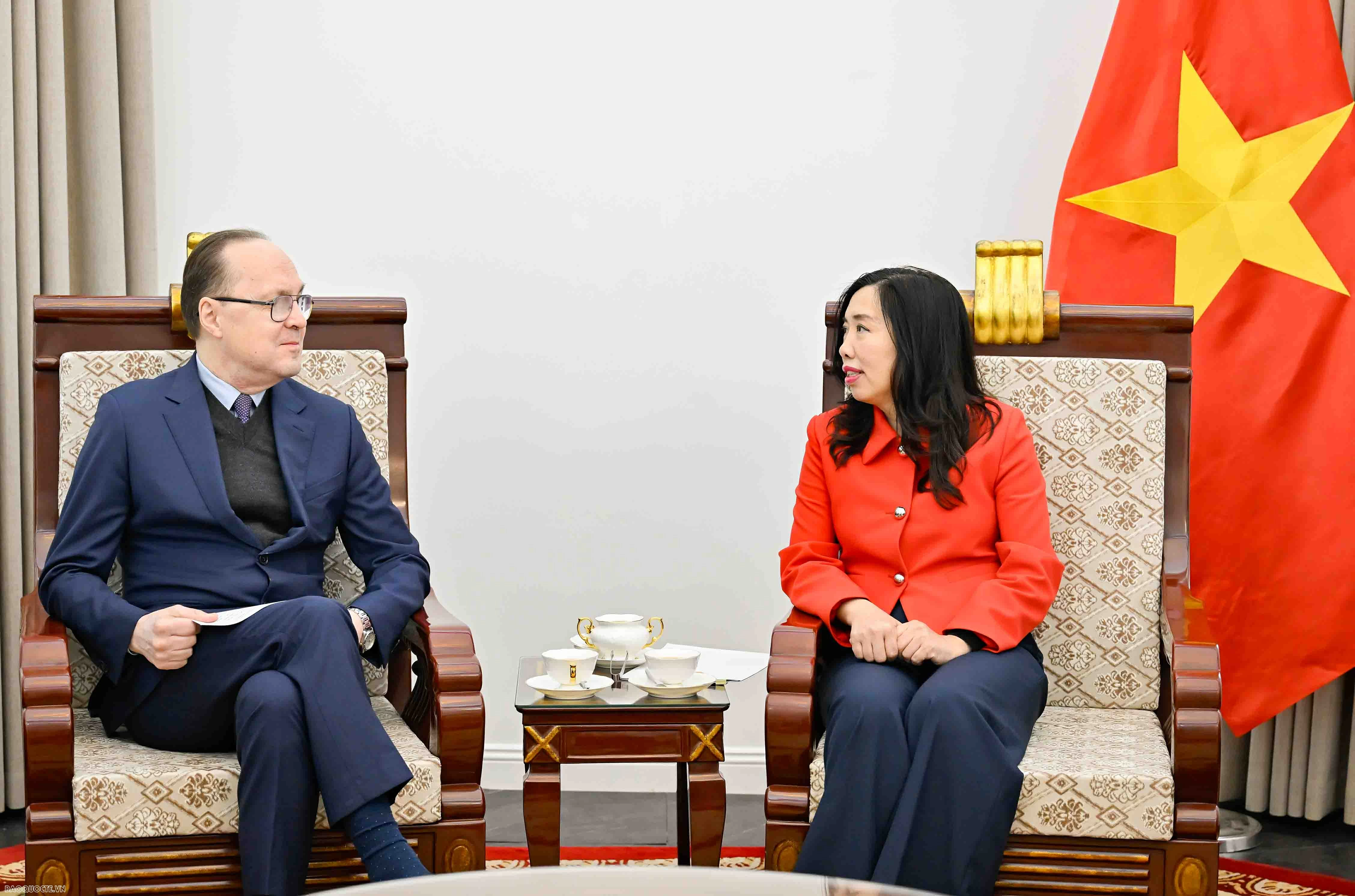 Đại sứ Nga quan t&acirc;m theo d&otilde;i v&agrave; hiểu r&otilde; &yacute; nghĩa quan trọng của Đại hội XIV của Đảng Cộng sản Việt Nam