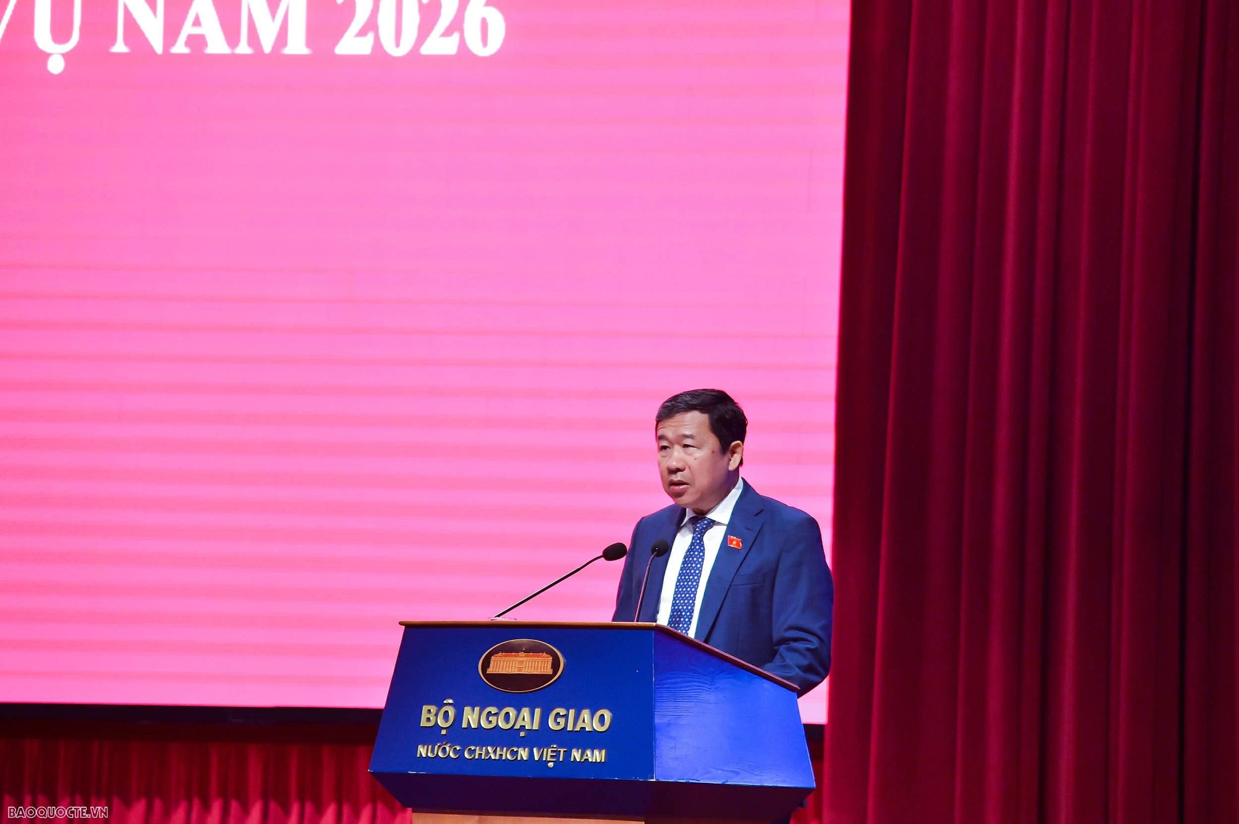 S&aacute;ng nay (30/12), diễn ra Hội nghị tổng kết c&ocirc;ng t&aacute;c đối ngoại nh&acirc;n d&acirc;n năm 2025 v&agrave; phương hướng, nhiệm vụ năm 2026