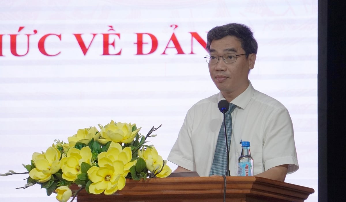 TS Nguyễn Trung Đông, Hiệu trưởng trường Chính sách công và Phát triển nông thôn. Ảnh: Lê Bình.