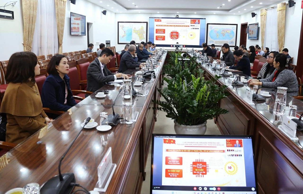 Th&ocirc;ng b&aacute;o nhanh kết quả Đại hội XIV tại Hội nghị B&aacute;o c&aacute;o vi&ecirc;n Trung ương to&agrave;n quốc