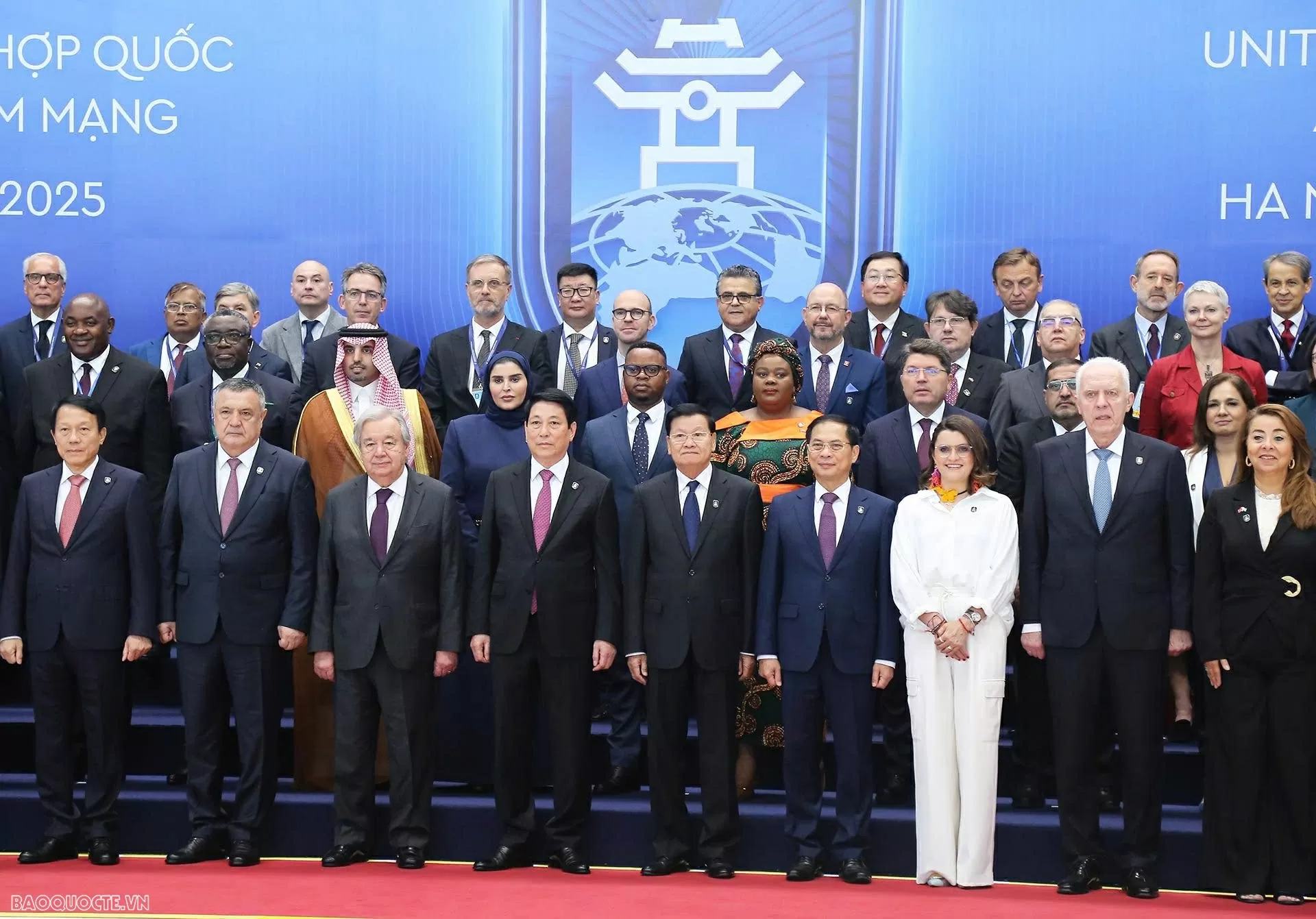 Lễ đón chính thức các Trưởng đoàn tại Lễ mở ký Công ước Liên hợp quốc