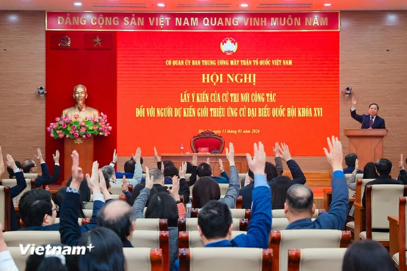 Mặt trận Tổ quốc Việt Nam nhất tr&iacute; biểu quyết giới thiệu nh&acirc;n sự tham gia ứng cử đại biểu Quốc hội kh&oacute;a XVI