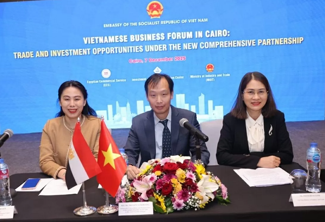 Diễn đàn Doanh nghiệp Việt Nam tại Cairo: Cơ hội thương mại và đầu tư trong khuôn khổ Đối tác toàn diện Diễn đàn Doanh nghiệp Việt Nam tại Cairo: Cơ hội thương mại và đầu tư trong khuôn khổ Đối tác toàn diện