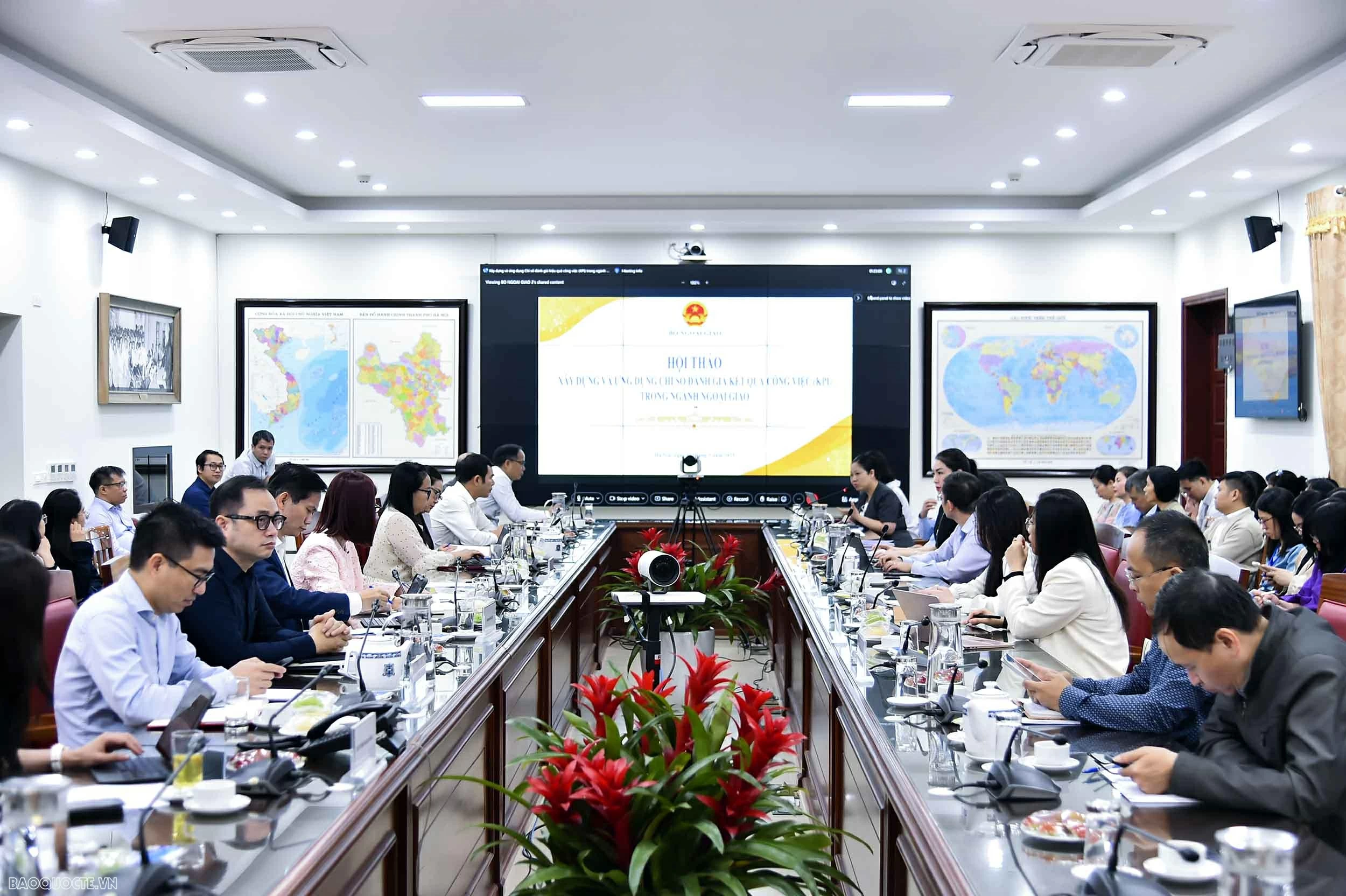 Hội thảo xây dựng và ứng dụng Chỉ số đánh giá hiệu quả công việc (KPI) trong ngành Ngoại giao