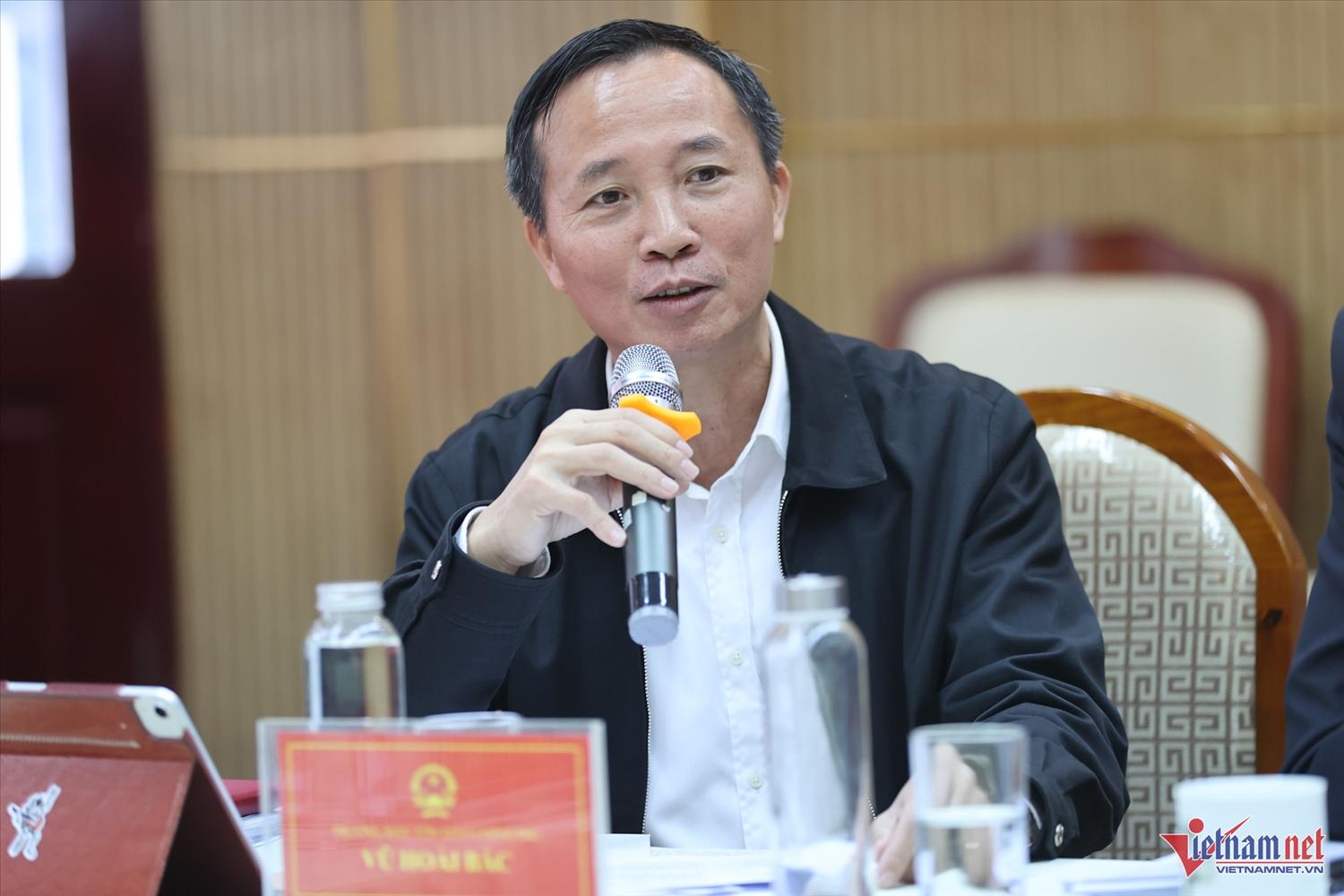 Trưởng ban Tôn giáo Chính phủ Vũ Hoài Bắc phát biểu tại hội nghị