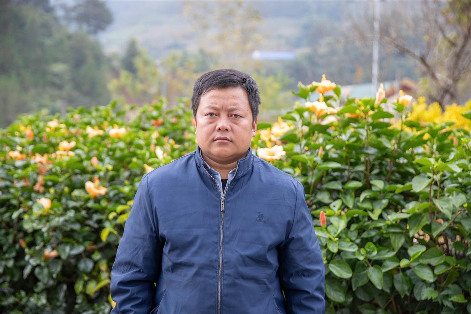 &Ocirc;ng Gi&agrave;ng A Tồng - Trưởng th&ocirc;n M&iacute; H&aacute;ng, x&atilde; M&ugrave; Cang Chải, tỉnh L&agrave;o Cai