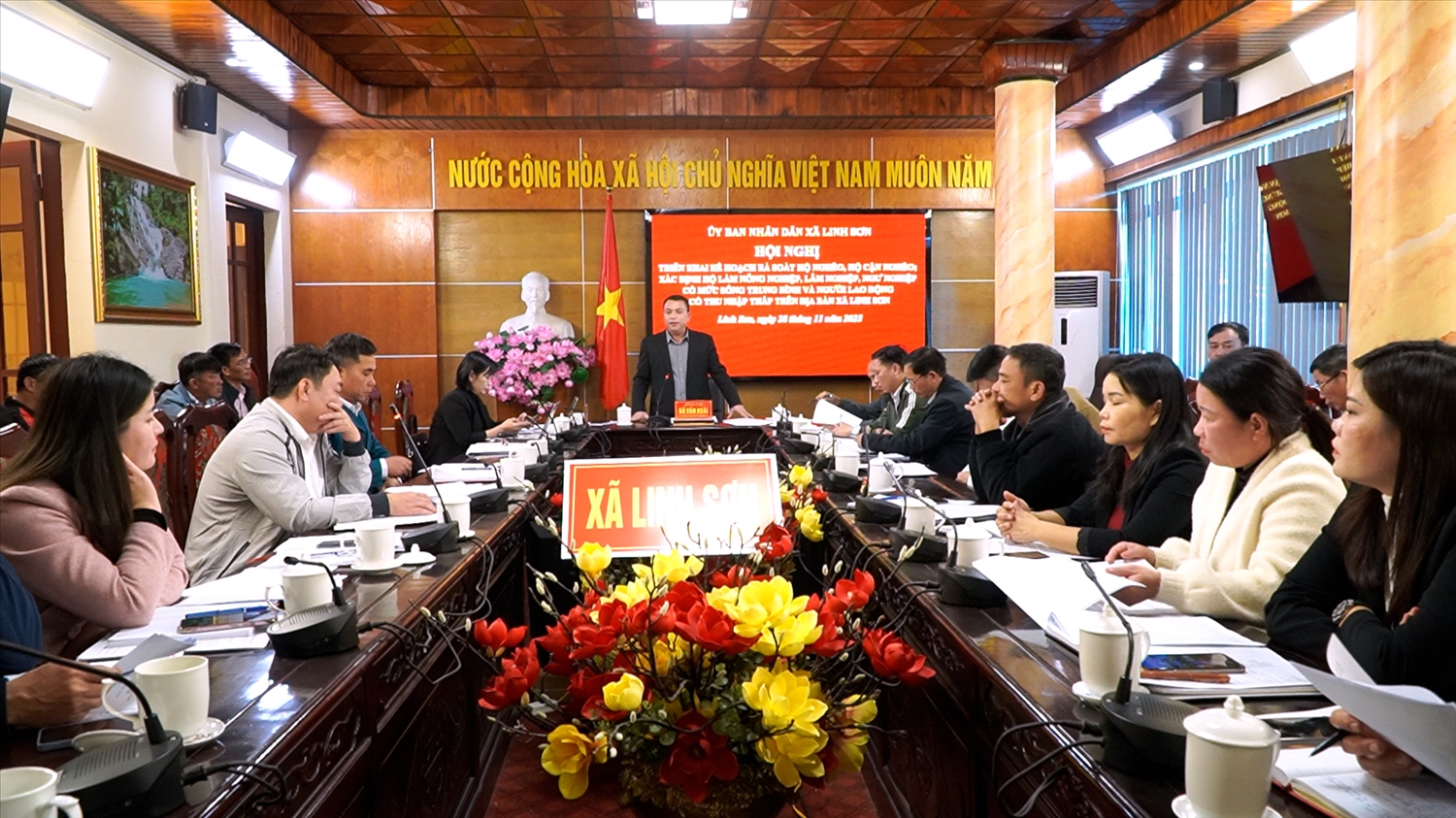 Năm 2025, x&atilde; Linh Sơn triển khai kế hoạch điều tra, r&agrave; so&aacute;t hộ ngh&egrave;o, hộ cận ngh&egrave;o