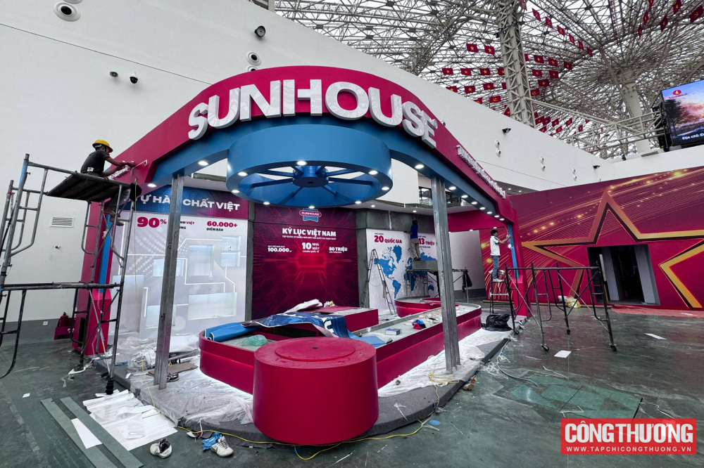 Tăng tốc hoàn thành trước 24h ngày 25/8/2025, sẵn sàng cho tổng duyệt Triển lãm các thành tựu kinh tế - xã hội toàn quốc