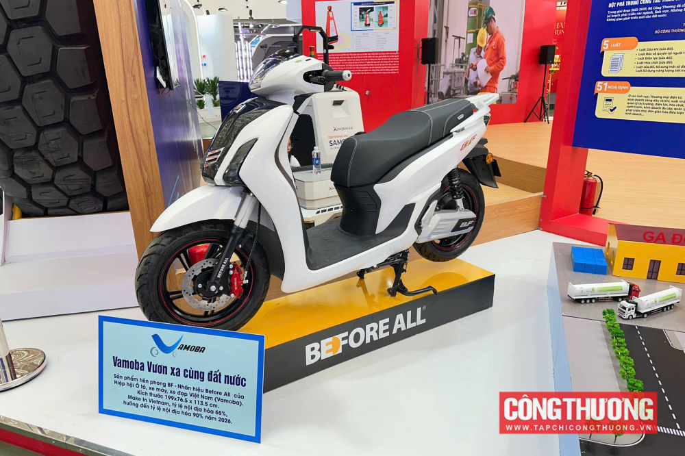Xe máy Before All của Hiệp hội Ô tô, xe máy, xe đạp Việt Nam (Vamoba) là sản phẩm make in Vietnam, tỷ lệ nội địa hóa 65%, hướng đến tỷ lệ nội địa hóa 90% năm 2026