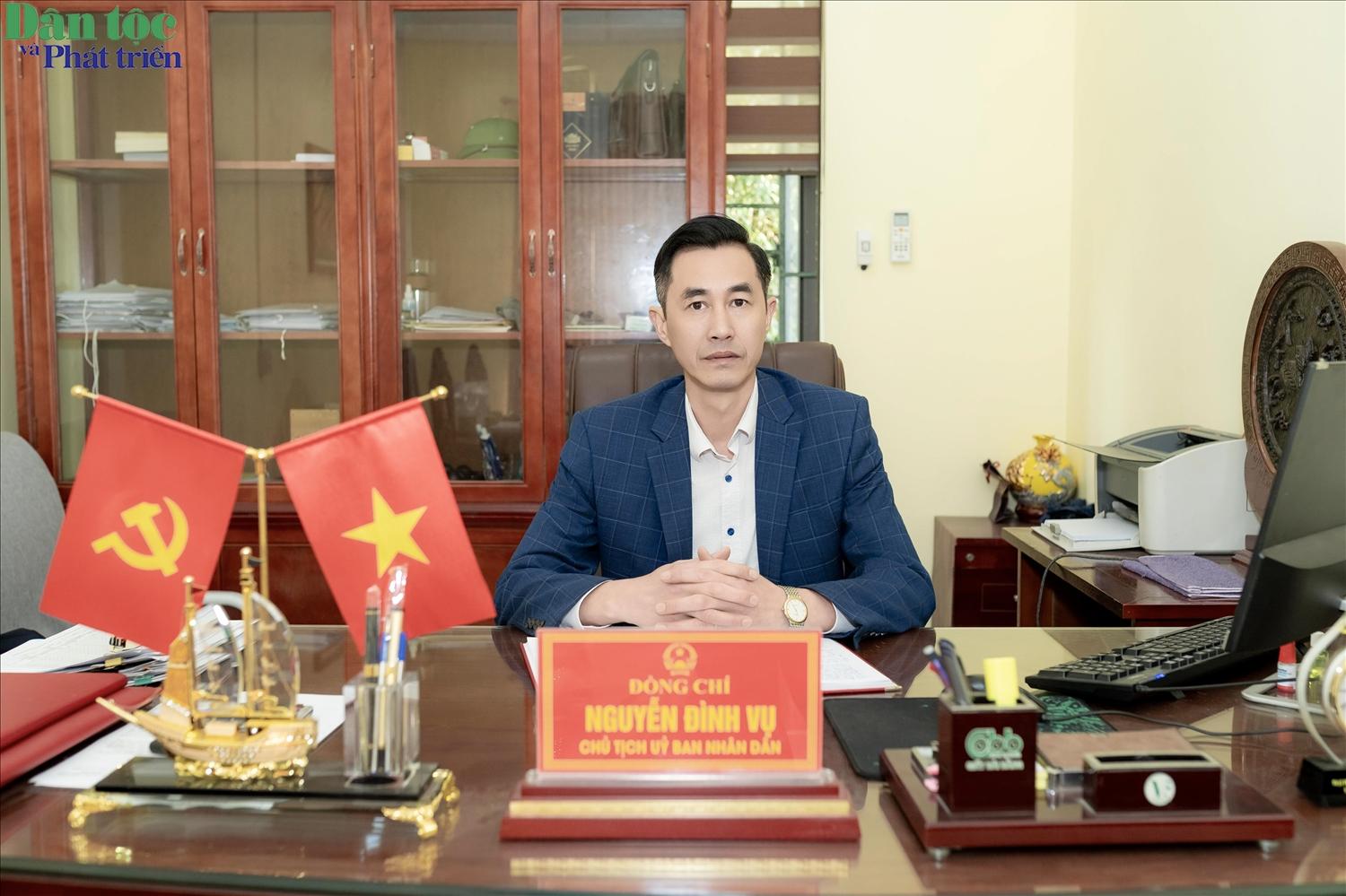 &Ocirc;ng Nguyễn Đ&igrave;nh Vụ, Chủ tịch UBND x&atilde; T&acirc;n Tiến: Dự &aacute;n 5 về hỗ trợ nh&agrave; ở cho hộ ngh&egrave;o, cận ngh&egrave;o l&agrave; một trong những nội dung rất thiết thực của Chương tr&igrave;nh MTQG Giảm ngh&egrave;o bền vững