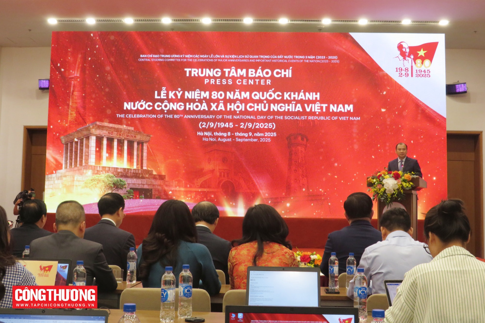 khai trương trung tâm báo chí Lễ kỷ niệm