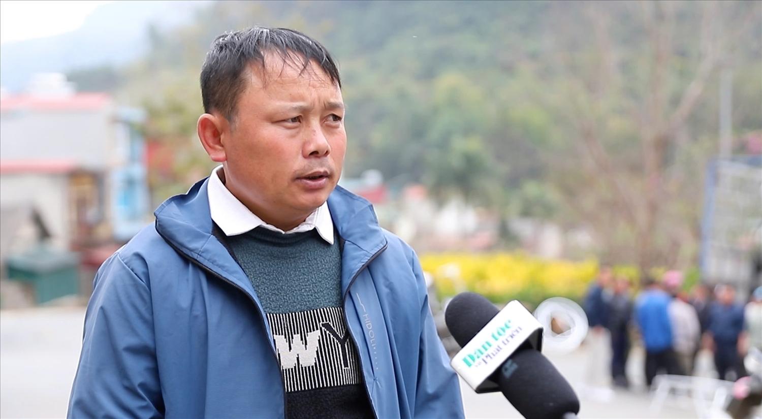 &ocirc;ng M&ugrave;a A Chống - B&iacute; thư Chi bộ th&ocirc;n H&aacute;ng Phừ Loa, x&atilde; M&ugrave; Cang Chải, tỉnh L&agrave;o Cai