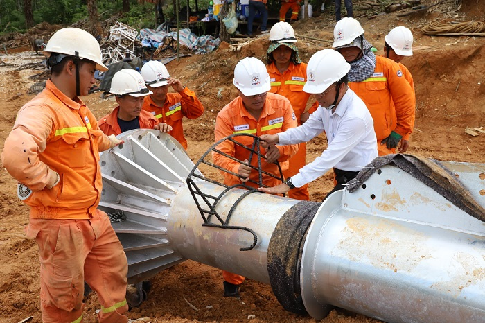 Lan tỏa sáng kiến nâng cao an toàn, đẩy nhanh tiến độ đường dây 500kV Lào Cai - Vĩnh Yên