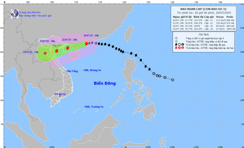 ứng phó bão số 3