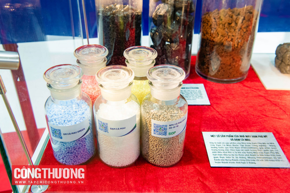 Đây là một số sản phẩm của Nhà máy Đạm Phú Mỹ và Nhà máy Đạm Cà Mau thuộc Tập đoàn Công nghiệp - Năng lượng Quốc gia Việt Nam (Petrovietnam), góp phần quan trọng trong việc đảm bảo an ninh lương thực quốc gia. Có một điều khá thú vị là khi xây dựng Nhà máy Đạm Phú Mỹ, hạn mức đầu tư dự án được phê duyệt là 486 triệu USD, thời gian thực hiện là 36 tháng. Nhưng Petrovietnam đã tiến hành xây dựng thành công nhà máy chỉ với 380 triệu USD và hoàn thành trước thời hạn 2 tháng.