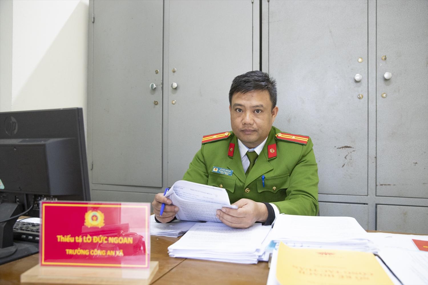 Thiếu tá Hà Đức Ngoan, Trưởng Công an xã Tú Lệ, tỉnh Lào Cai chia sẻ về những thực tế đầy trăn trở và những giải pháp đã thực hiện hiệu quả trong thời gian vừa qua Thiếu tá Hà Đức Ngoan, Trưởng Công an xã Tú Lệ, tỉnh Lào Cai chia sẻ về những thực tế đầy trăn trở và những giải pháp đã thực hiện hiệu quả trong thời gian vừa qua