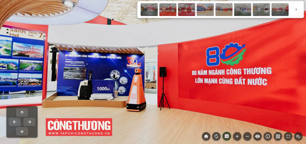 Trải nghiệm triển lãm thành tựu ngành Công Thương trên không gian số tại https://80nam.tapchicongthuong.vn/