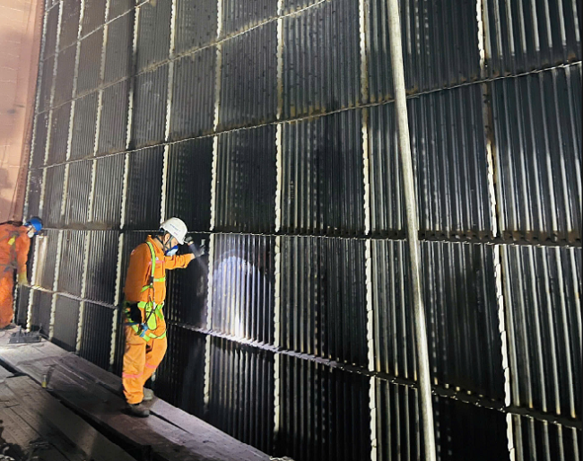 Hình ảnh công tác sửa chữa, bảo dưỡng lò hơi dịp Tết Nguyên đán Ất Tỵ 2025