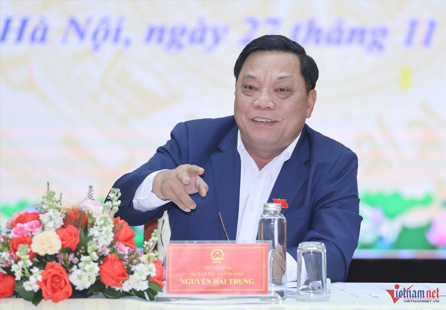 Thứ trưởng Nguyễn Hải Trung khẳng định, việc sửa đổi, hoàn thiện luật và chính sách về tín ngưỡng, tôn giáo là một nhiệm vụ khó, phức tạp, nhưng cần thực hiện để bảo đảm quyền tự do tín ngưỡng, tôn giáo