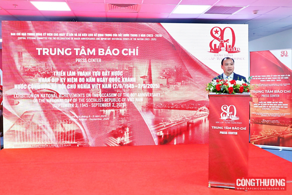 Khai trương Trung tâm Báo chí về triển lãm 80 năm Hành trình độc lập Tự do Hạnh phúc