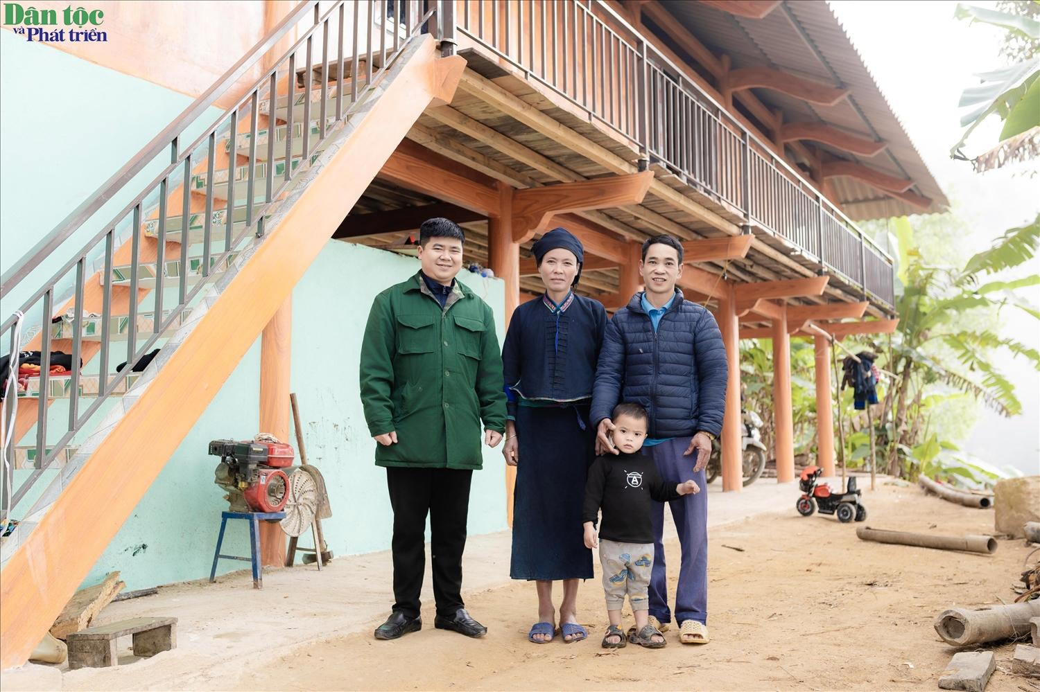 Căn nh&agrave; mới của gia đ&igrave;nh anh S&egrave;n Chỉn Binh v&agrave; chị L&ugrave; Thị Bống tại th&ocirc;n N&agrave;ng Ha, x&atilde; Th&agrave;ng T&iacute;n, tỉnh Tuy&ecirc;n Quang 