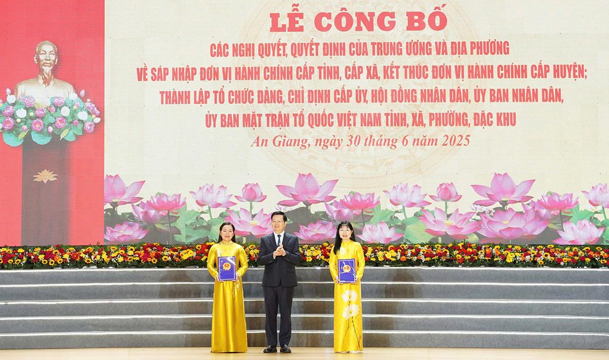 Công bố các nghị quyết, quyết định của Trung ương về tỉnh An Giang