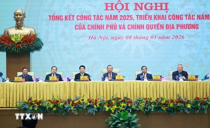 Hội nghị tổng kết năm 2025, triển khai c&ocirc;ng t&aacute;c năm 2026 của Ch&iacute;nh phủ v&agrave; ch&iacute;nh quyền địa phương