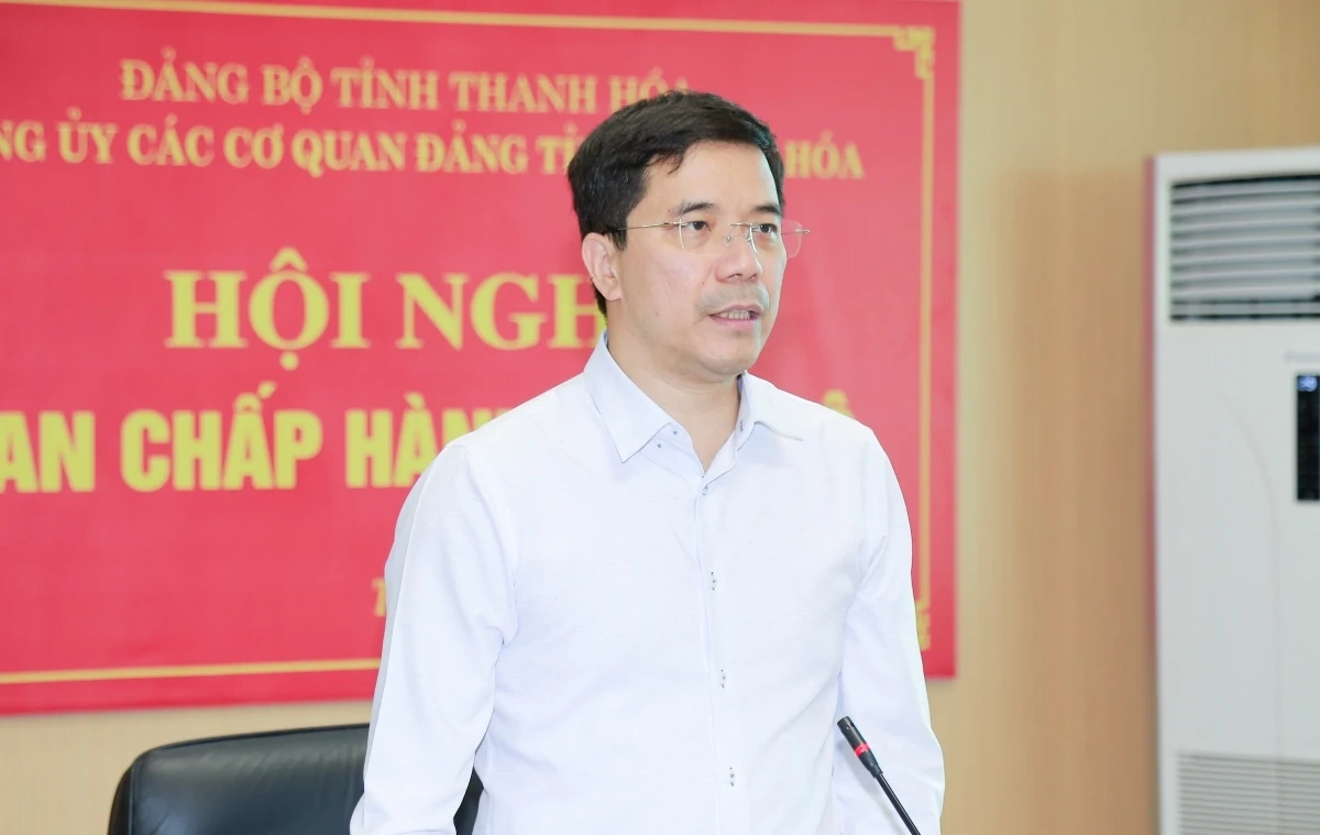 Ban Thường vụ Đảng ủy c&aacute;c cơ quan Đảng tỉnh cho &yacute; kiến, thảo luận thực hiện triển khai Nghị quyết Đại hội, nhiệm kỳ 2025-2030