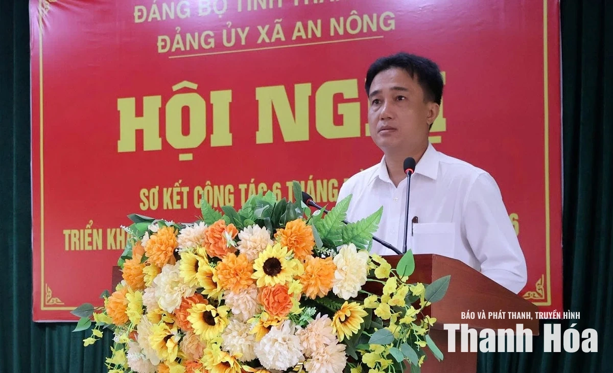 Xã An Nông triển khai nhiệm vụ 6 tháng cuối năm