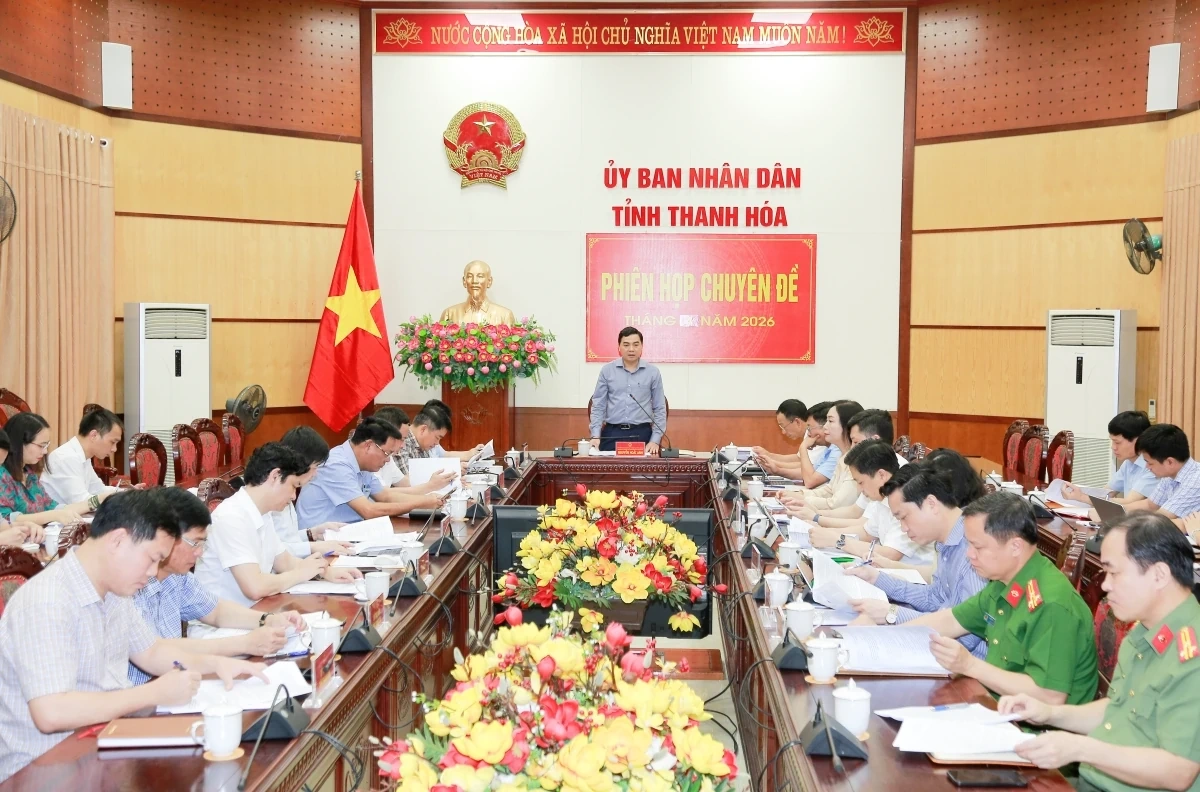 Phiên họp chuyên đề UBND tỉnh cho ý kiến vào các tờ trình về công tác phân cấp quản lý tổ chức bộ máy