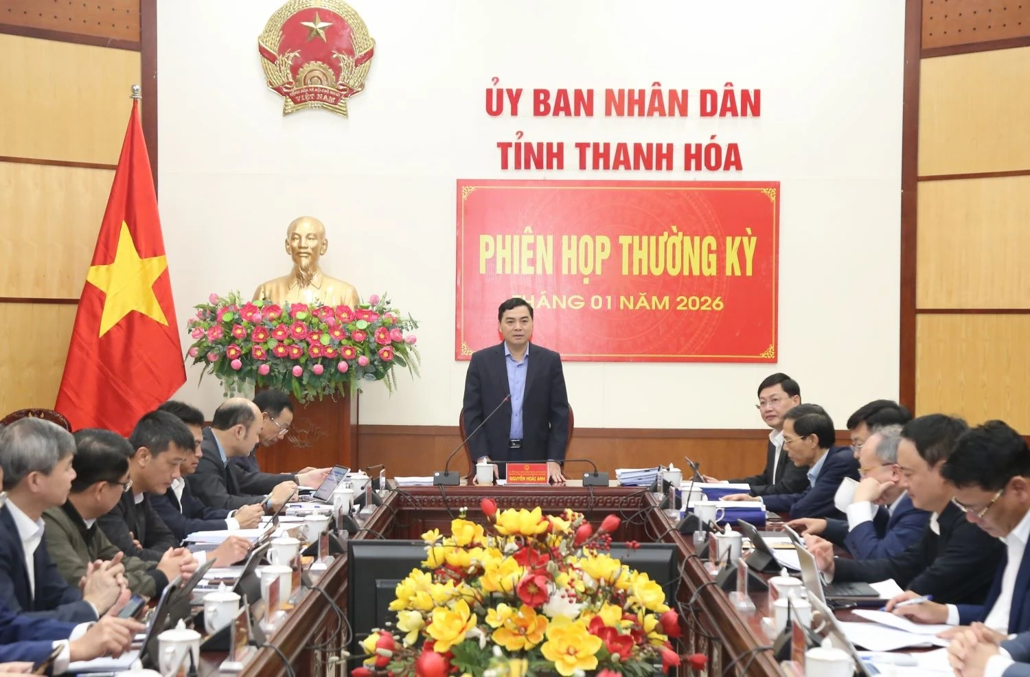Tập trung cụ thể h&oacute;a c&aacute;c mục ti&ecirc;u, nhiệm vụ, giải ph&aacute;p ph&aacute;t triển kinh tế - x&atilde; hội năm 2026