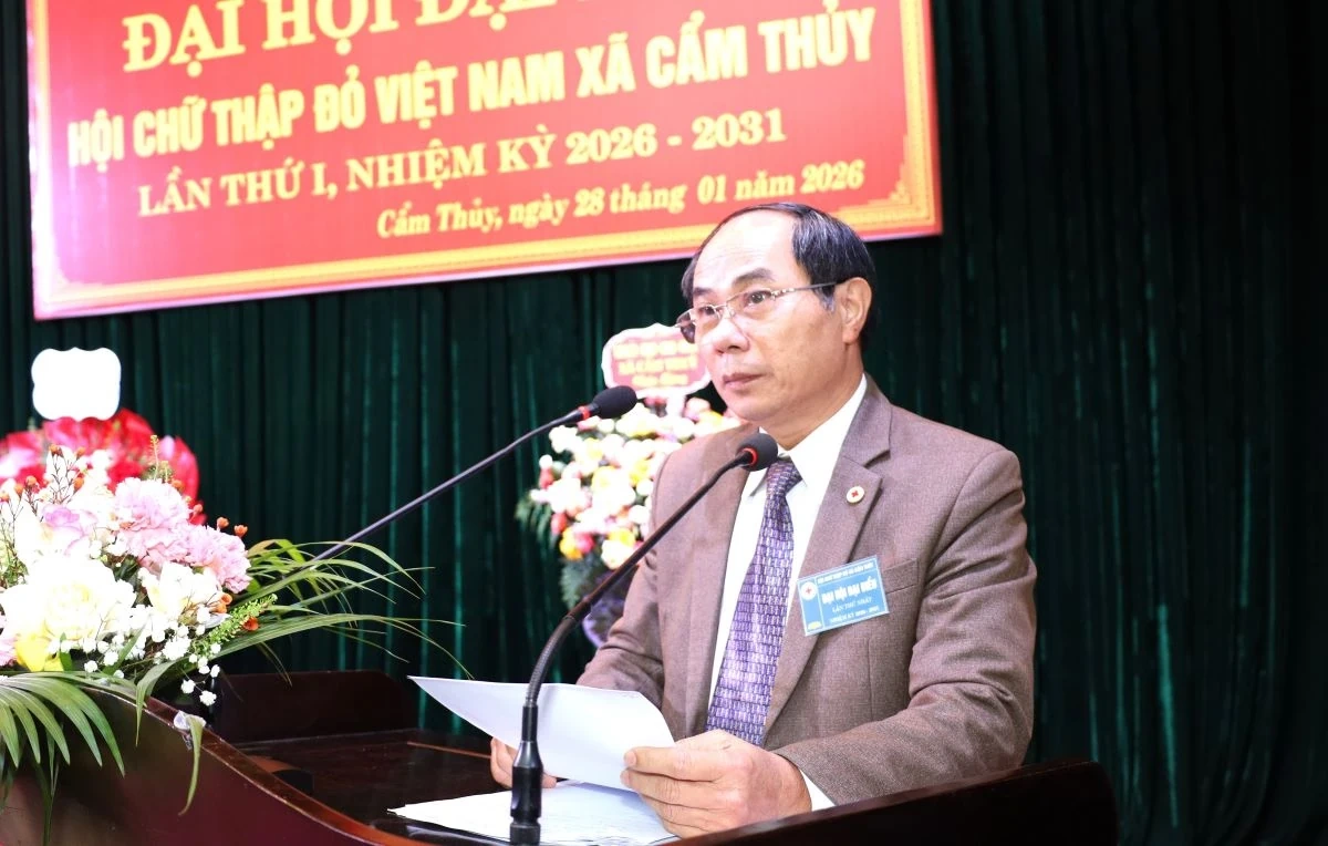 Xây dựng Hội Chữ thập đỏ xã Cẩm Thủy phát triển vững mạnh trong nhiệm kỳ mới