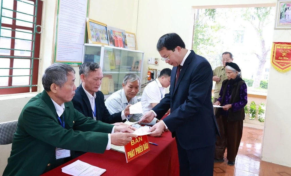 Ngày bầu cử 15/3: Cử tri toàn tỉnh “Chung ngày hội lớn”
