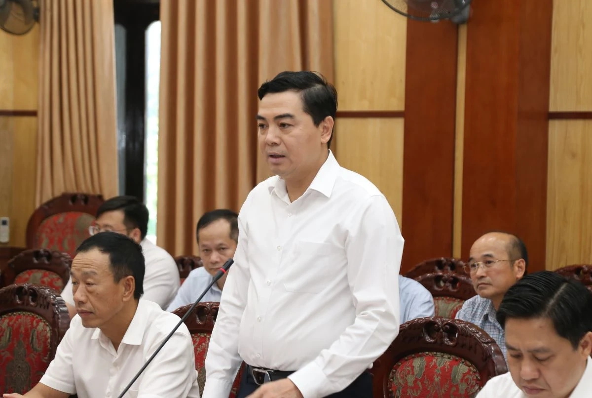 Đoàn kiểm tra, giám sát của Bộ Chính trị làm việc với Đảng ủy UBND tỉnh Thanh Hóa