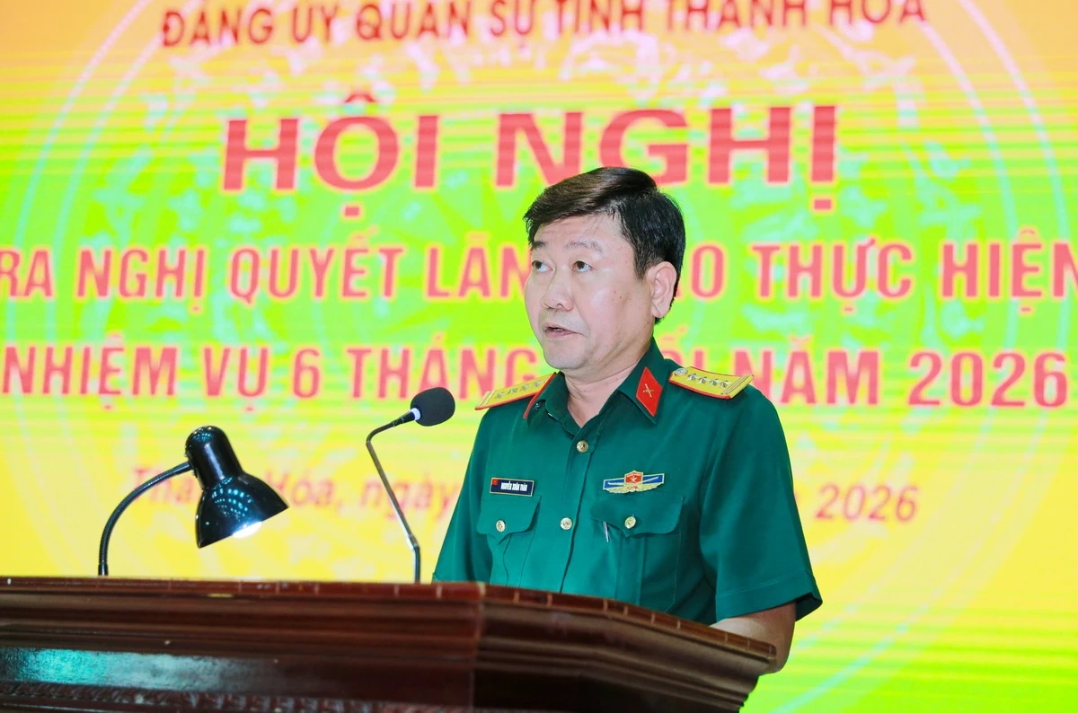 Đảng ủy Quân sự tỉnh ra nghị quyết lãnh đạo thực hiện nhiệm vụ 6 tháng cuối năm 2026