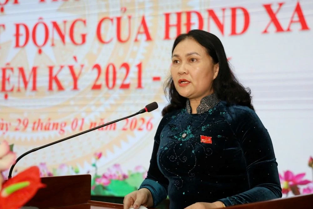 HĐND x&atilde; Triệu Sơn tổng kết hoạt động nhiệm kỳ 2021-2026