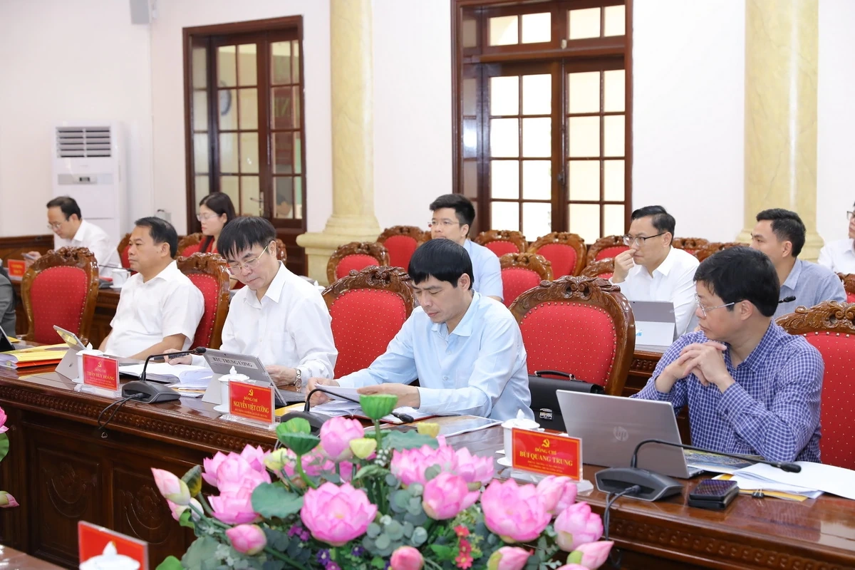 Ban Thường vụ Tỉnh ủy cho ý kiến về quy hoạch khu đô thị, công viên phía Bắc sông Mã