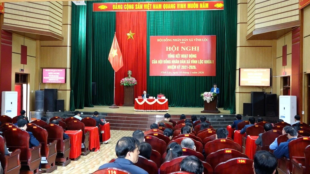 HĐND xã Vĩnh Lộc tổng kết nhiệm kỳ 2021-2026