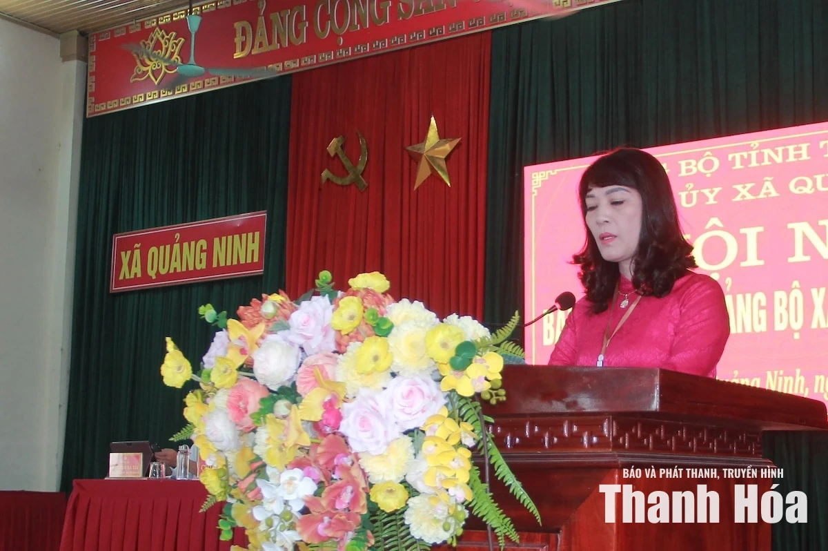 Đảng bộ xã Quảng Ninh triển khai nhiệm vụ 6 tháng cuối năm 2026