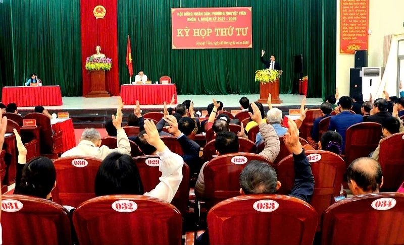 Phường Nguyệt Viên có tân Chủ tịch Ủy ban nhân dân