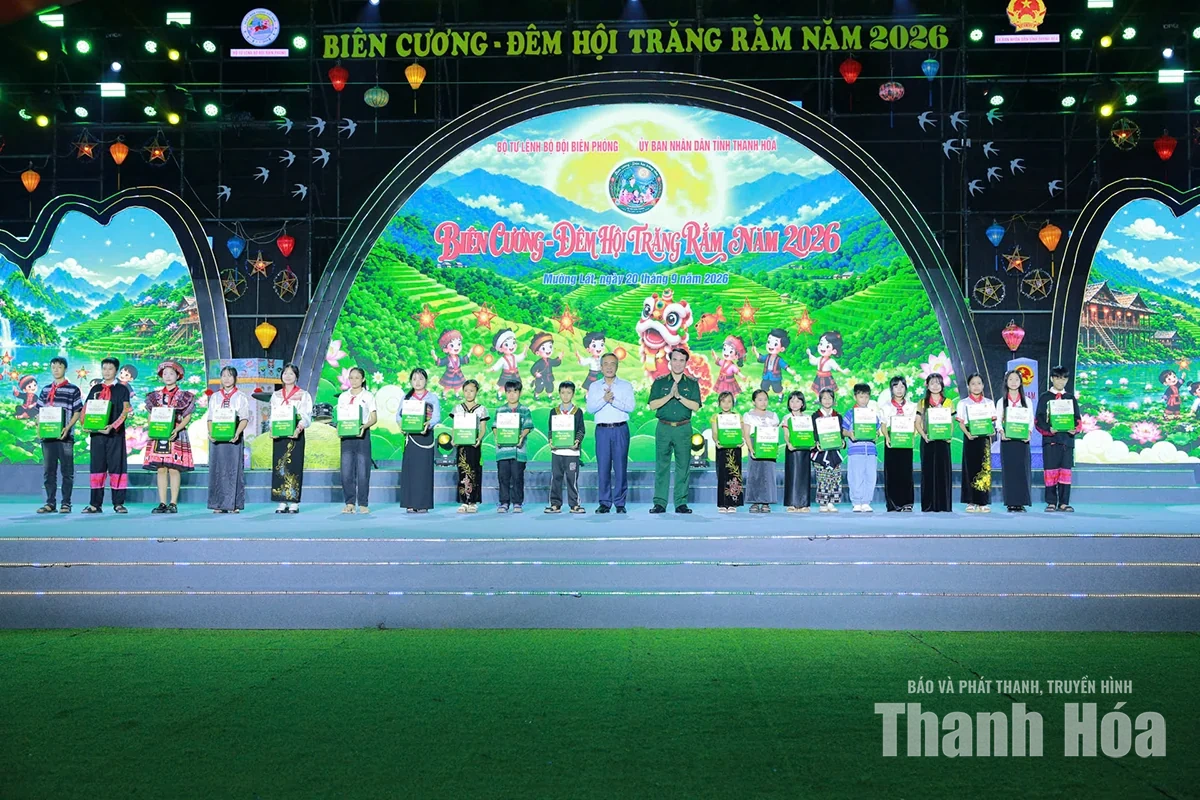 “Biên cương - Đêm hội trăng rằm” năm 2026: Mang mùa trăng yêu thương đến với trẻ em nơi biên giới