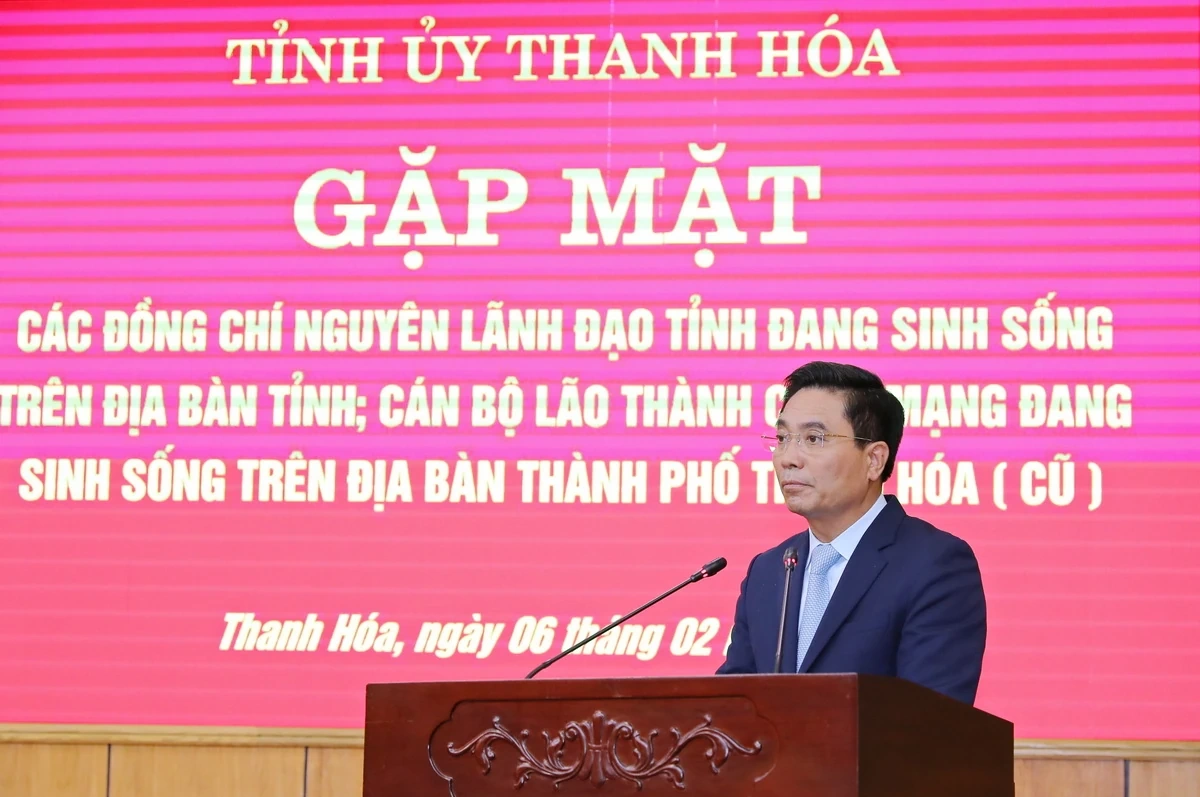 Thường trực Tỉnh ủy gặp mặt nguy&ecirc;n l&atilde;nh đạo tỉnh, c&aacute;n bộ l&atilde;o th&agrave;nh c&aacute;ch mạng nh&acirc;n dịp Tết Nguy&ecirc;n đ&aacute;n 2026