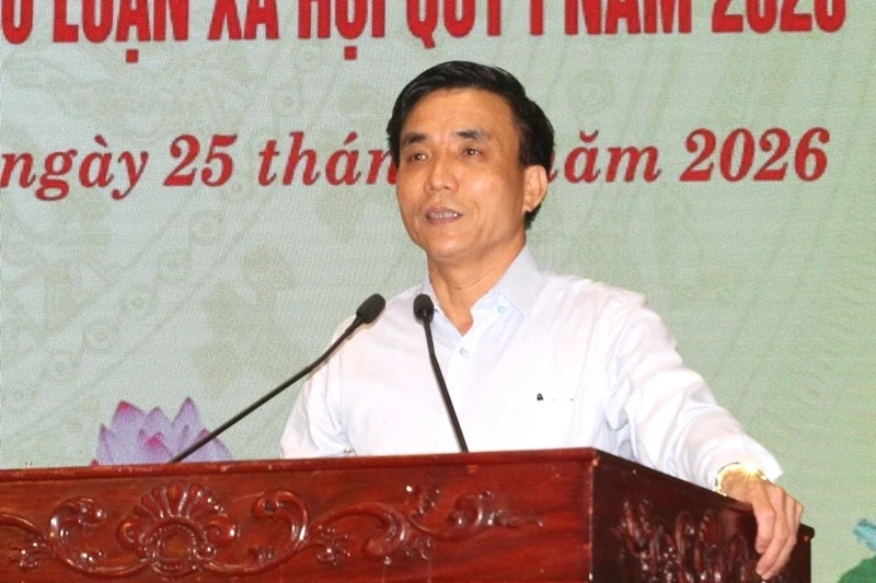 Ủy ban MTTQ tỉnh quán triệt, triển khai các nghị quyết của Đảng; giao ban nắm tình hình Nhân dân và dư luận xã hội quý I năm 2026