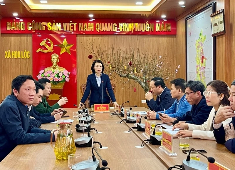 Ph&oacute; Chủ tịch Thường trực Ủy ban MTTQ tỉnh kiểm tra đời sống v&agrave; sản xuất của người d&acirc;n một số địa phương, đơn vị