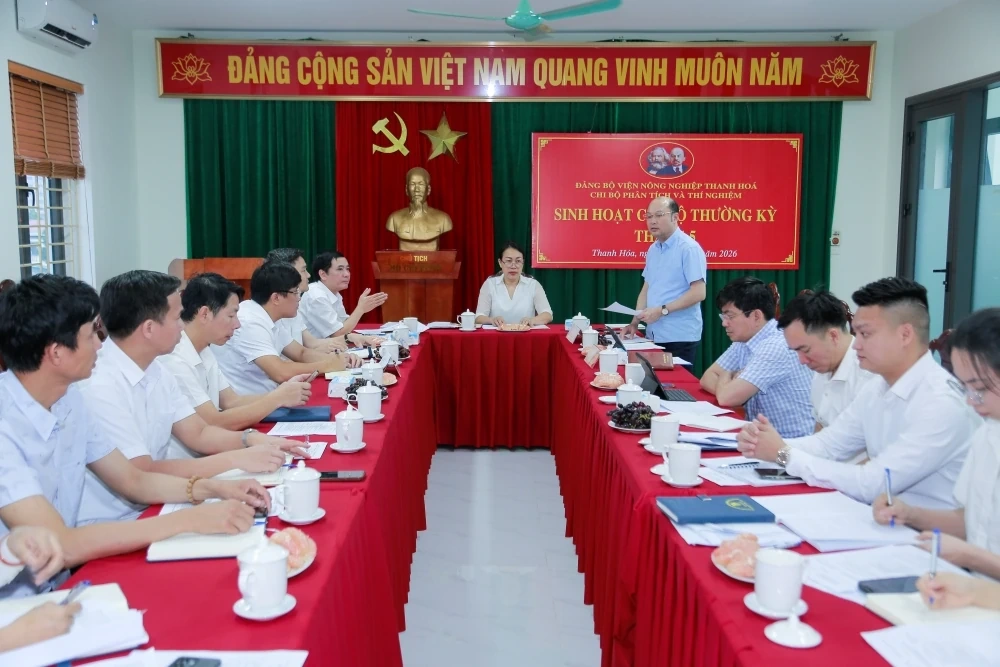 Nâng cao chất lượng sinh hoạt chi bộ gắn với đổi mới nghiên cứu khoa học nông nghiệp