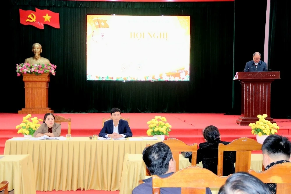 X&atilde; Qu&yacute; Lộc tổ chức sinh hoạt chi bộ điểm theo Chỉ thị 50-CT/TW