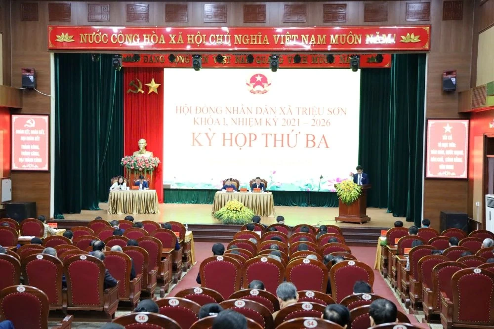 X&atilde; Triệu Sơn ho&agrave;n th&agrave;nh v&agrave; ho&agrave;n th&agrave;nh vượt mức 20/22 chỉ ti&ecirc;u